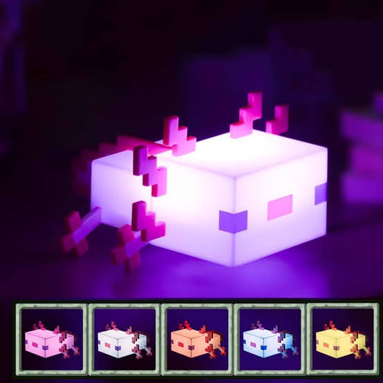 MineCraft Axolotl Lamp