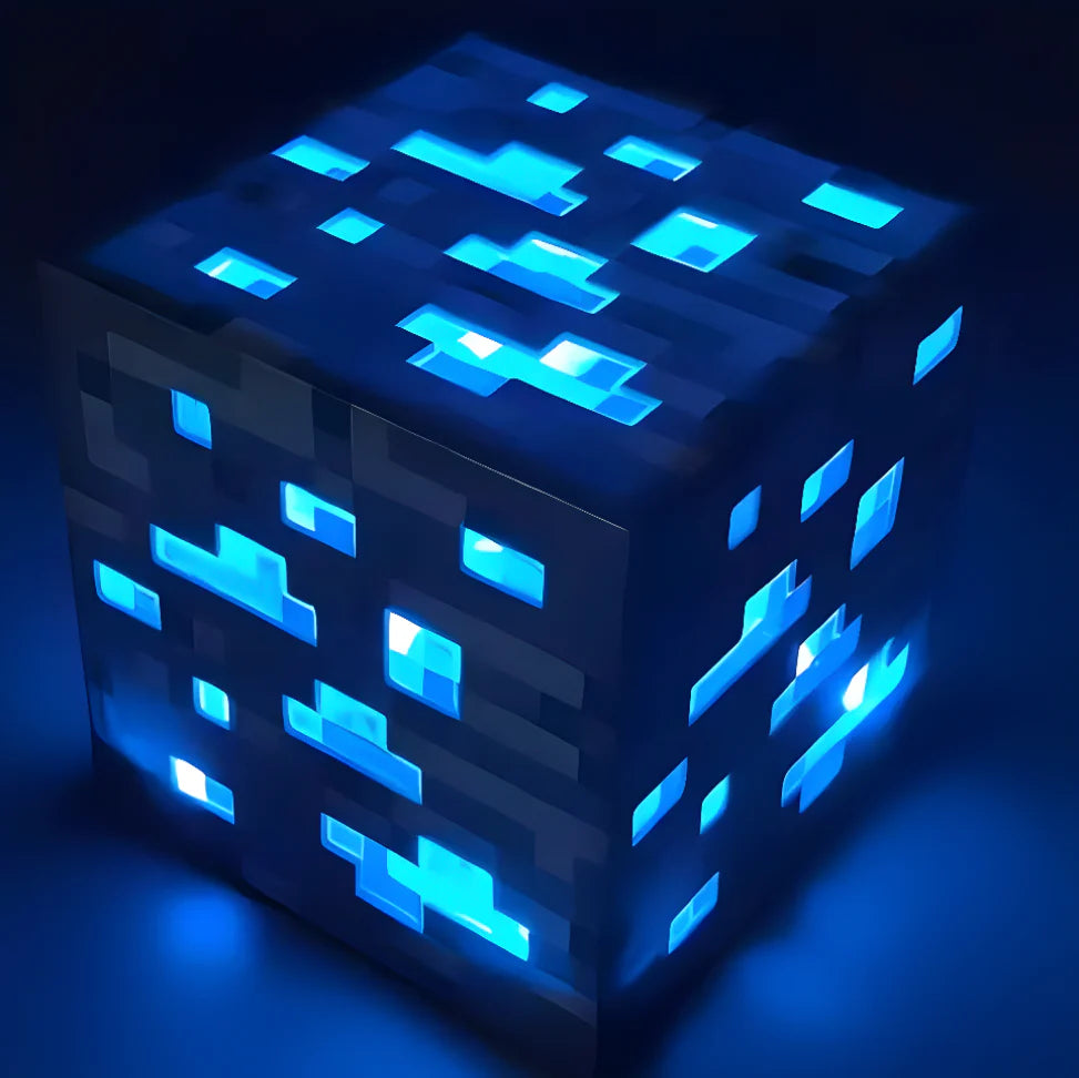 Minecraft Ore Block Lamp